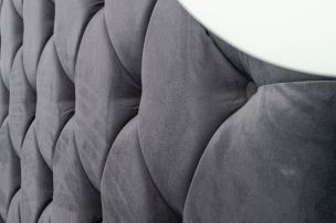 Close-up of Texture of Padded Upholstery